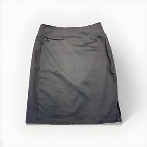 Duluth Trading Skirt Women 4 Black Mini Straight Pencil Pull On Stretch Classic